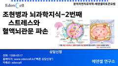 뇌과학지식 2번째: 스트레스와 혈액뇌관문(blood b